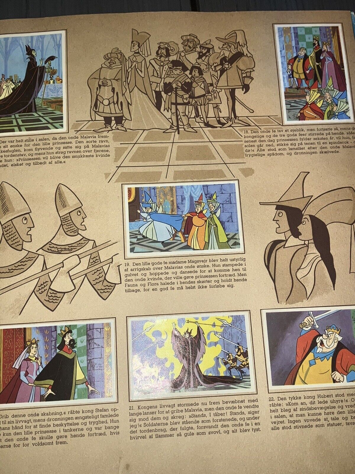 Complete Set Disney Danish Tornerose Sleeping Beauty Trading Cards Rich’s Album