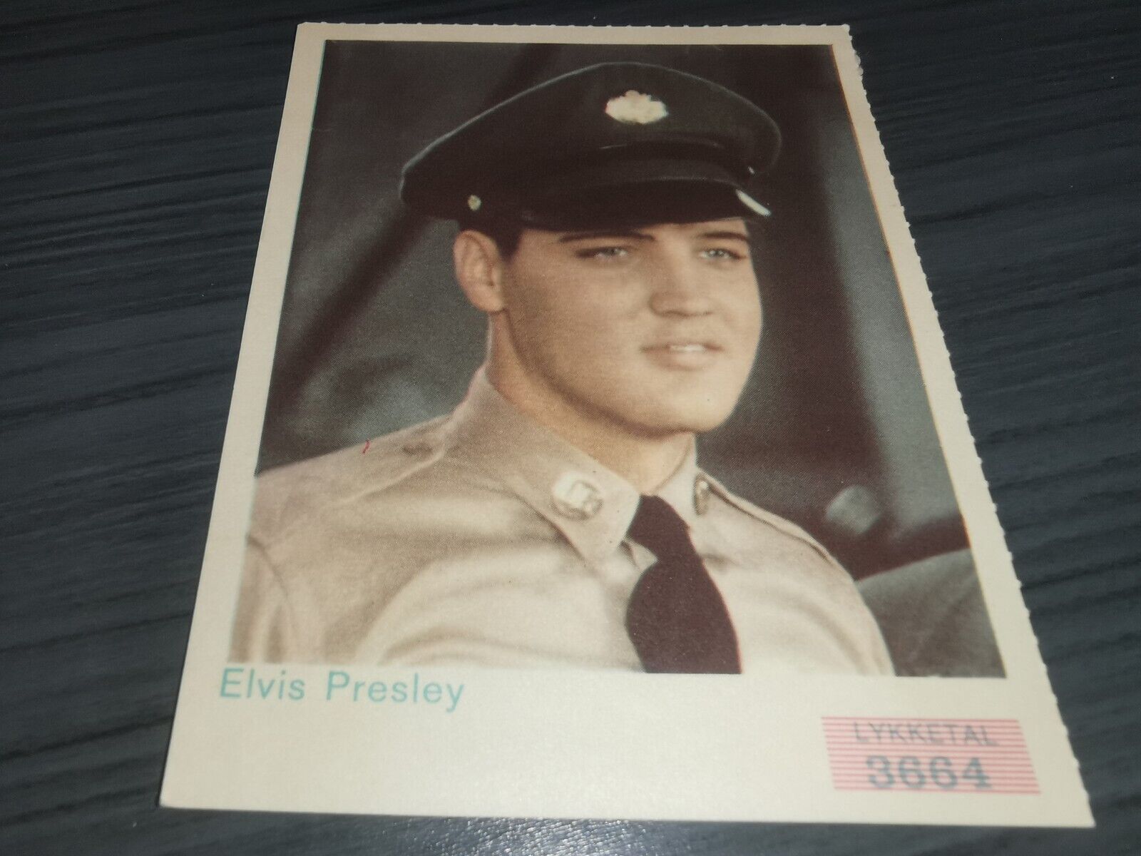 Elvis Presley 1963 Ekstra Bladet stjerne Grand Prix Card