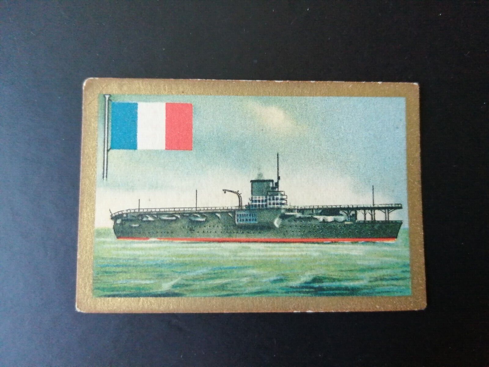 German SABA tobacco ship trading card 1931-33No 245 "Bearn" France