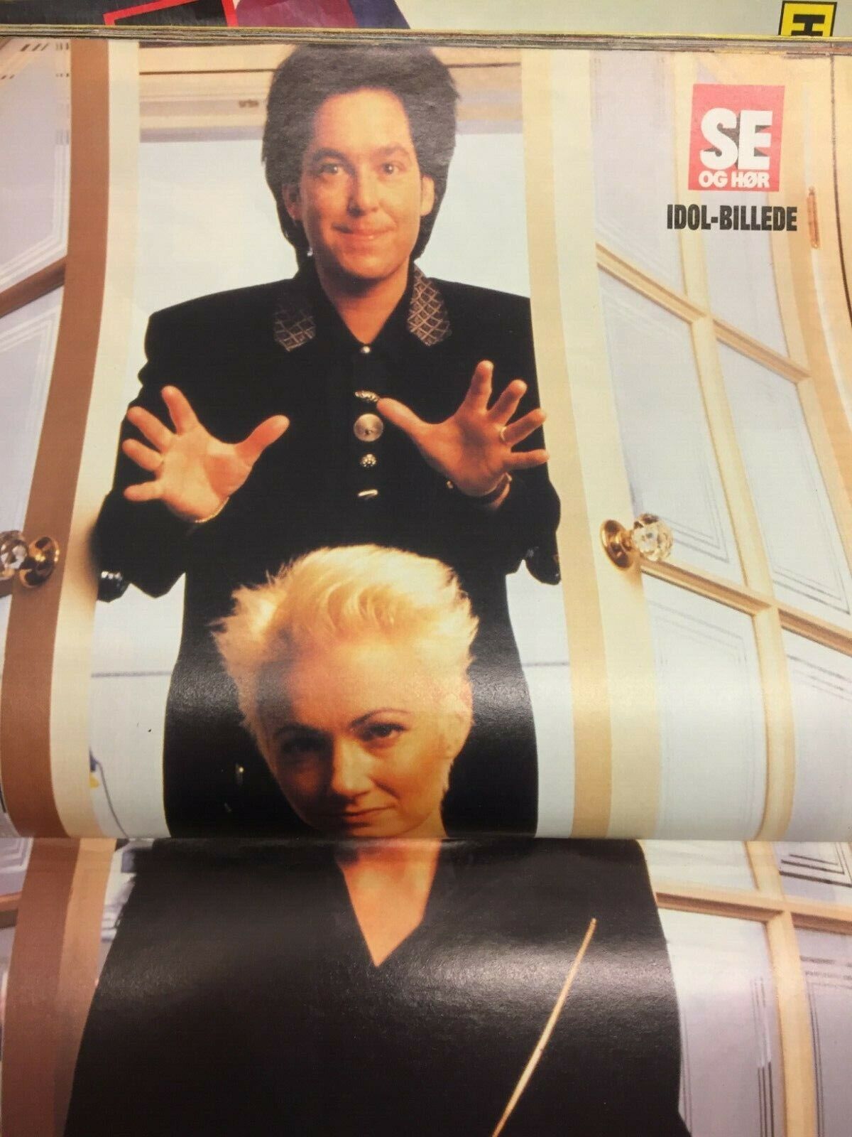 Roxette Per Gessle Marie Fredriksson Poster Danish Magazine 1992 "Se og Hoer"