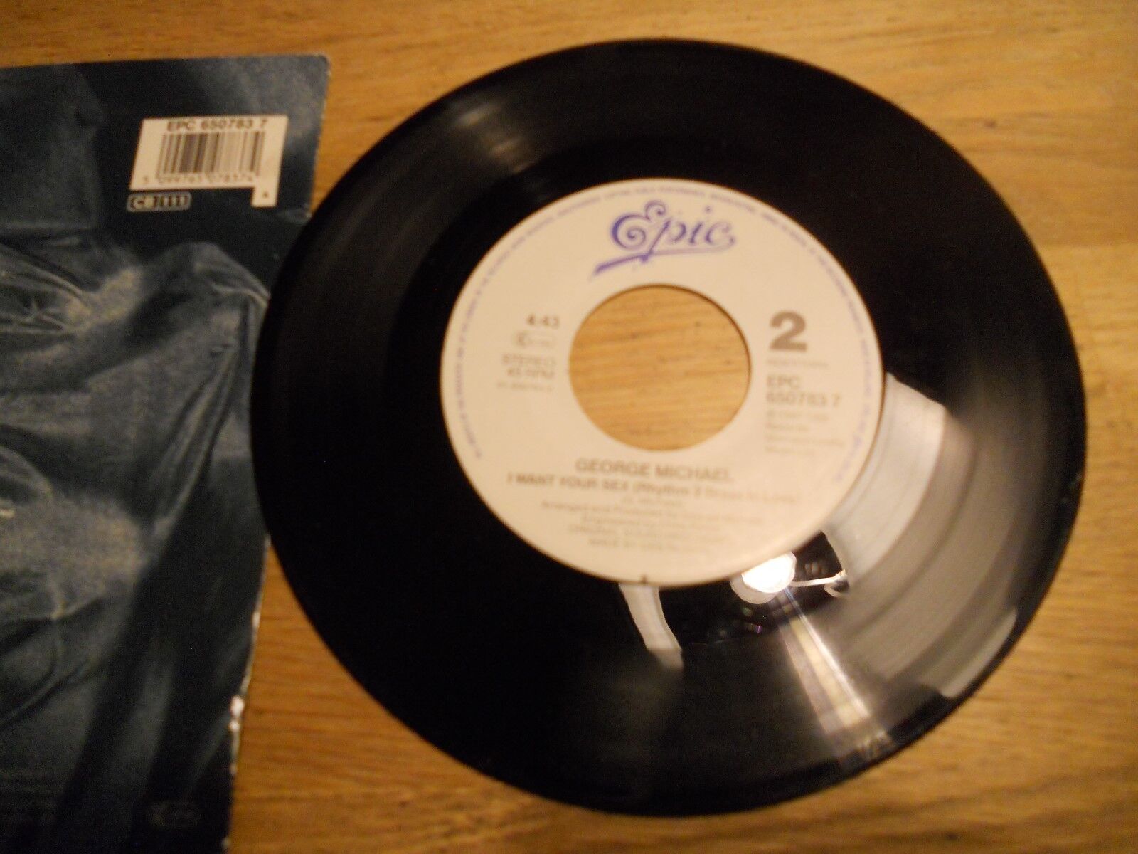 GEORGE MICHAEL "I WANT YOUR SEX" (RHYTHM 1 LUST) 1987 DUTCH SINGLE EPIC RECORDS*