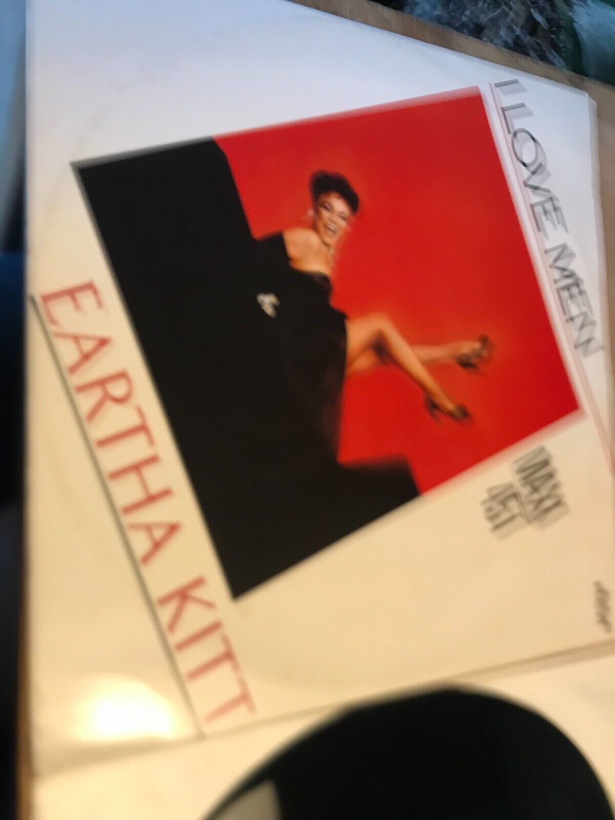 EARTHA KITT "I LOVE MEN" RCA VICTOR 1984 2 TRACKS NCB SCANDINAVIAN PRESSED NCB**