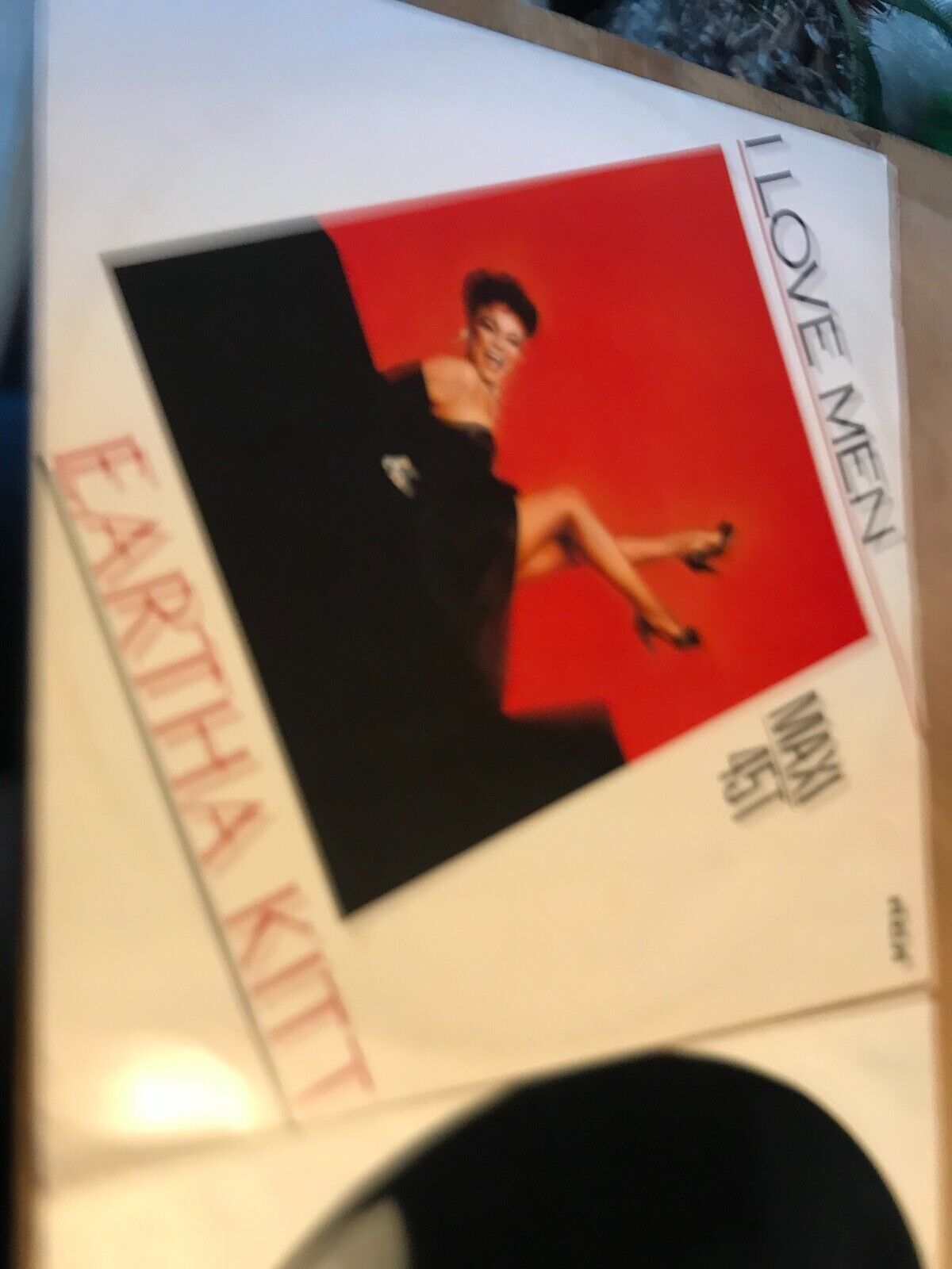 EARTHA KITT "I LOVE MEN" RCA VICTOR 1984 2 TRACKS NCB SCANDINAVIAN PRESSED NCB**