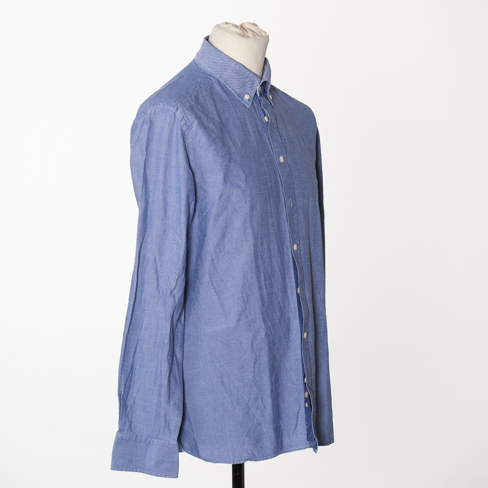 HACKETT Blue Button Down Shirt Size L