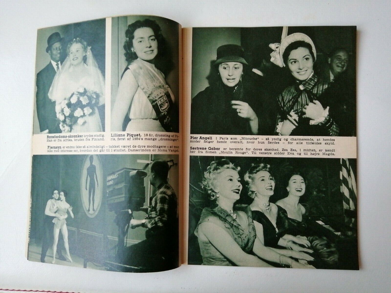 Danish magazine"Uge-Revyen" No 7 1954Jane Greer coverMany other stars