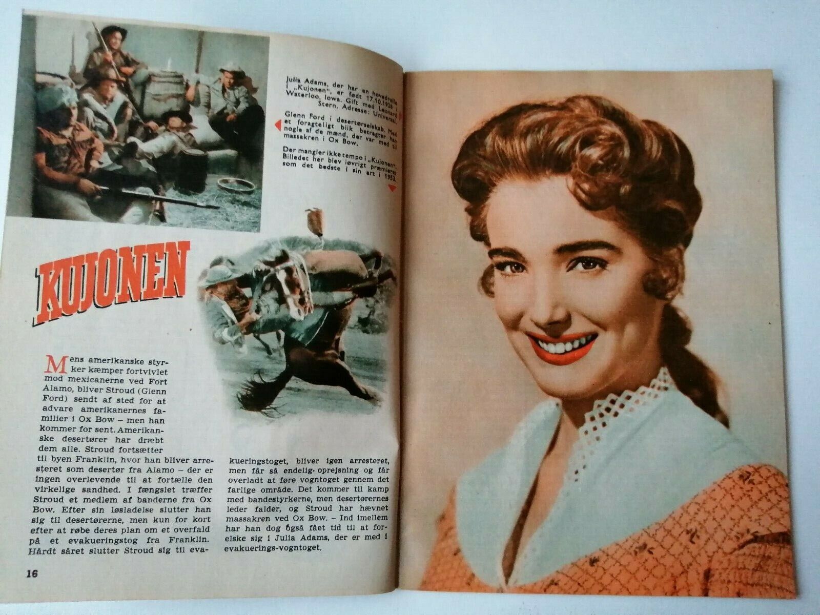 Danish magazine"Uge-Revyen" No 7 1954Jane Greer coverMany other stars