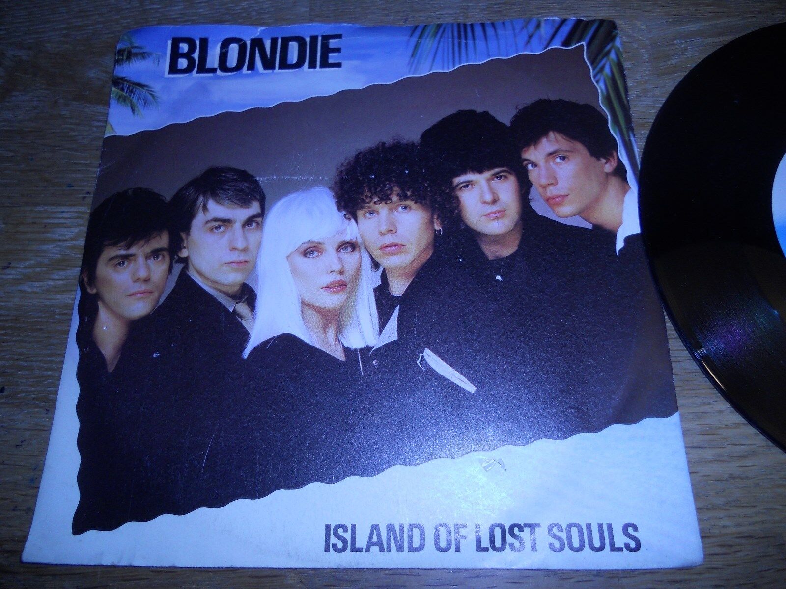 BLONDIE "ISLAND OF LOST SOULS / DRAGONFLY" 1982 NCB CHRYSALIS RECORDS SWEDEN OOP