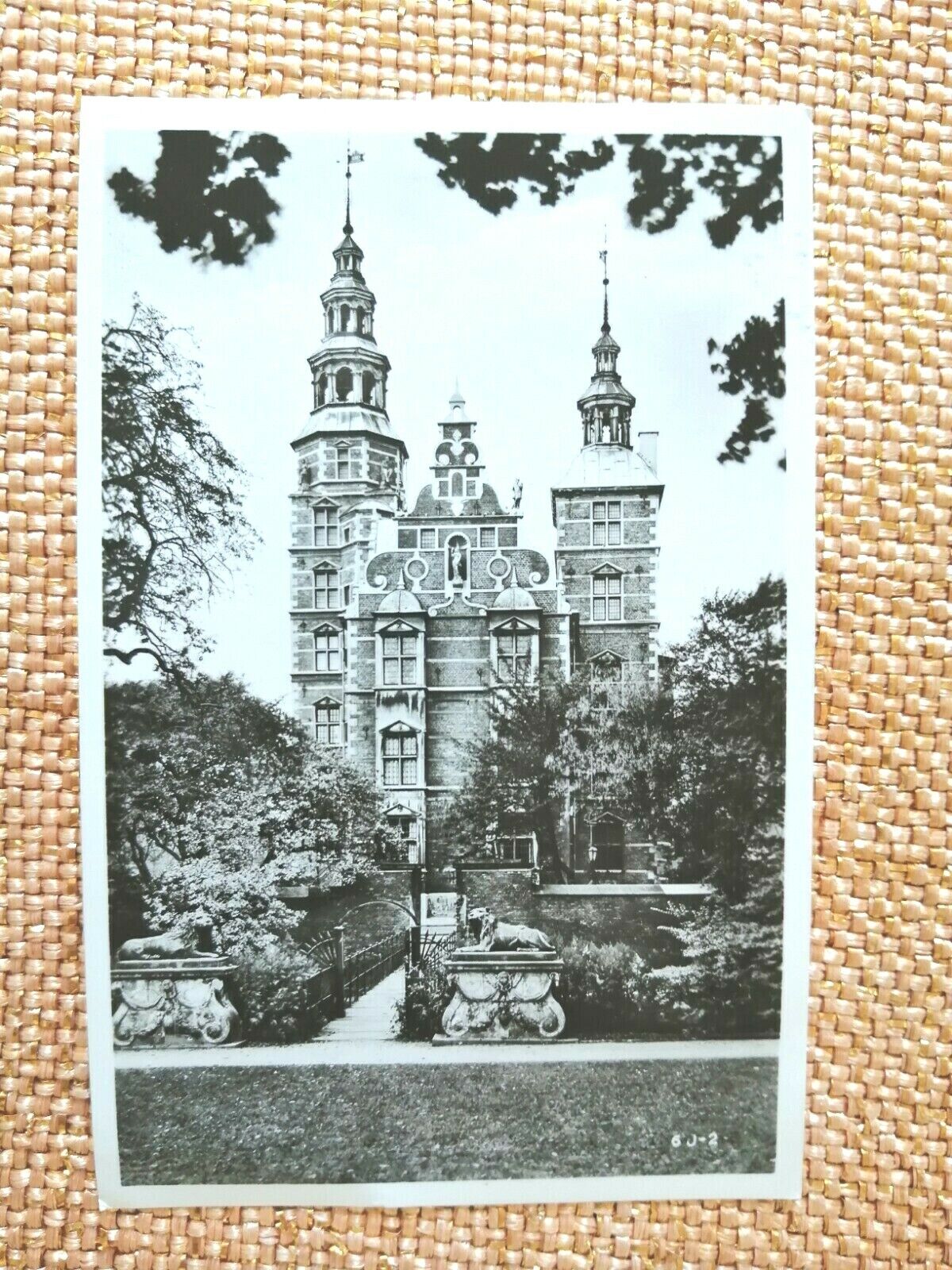 Vintage Danish postcardRosenborg CastleCopenhagen1960