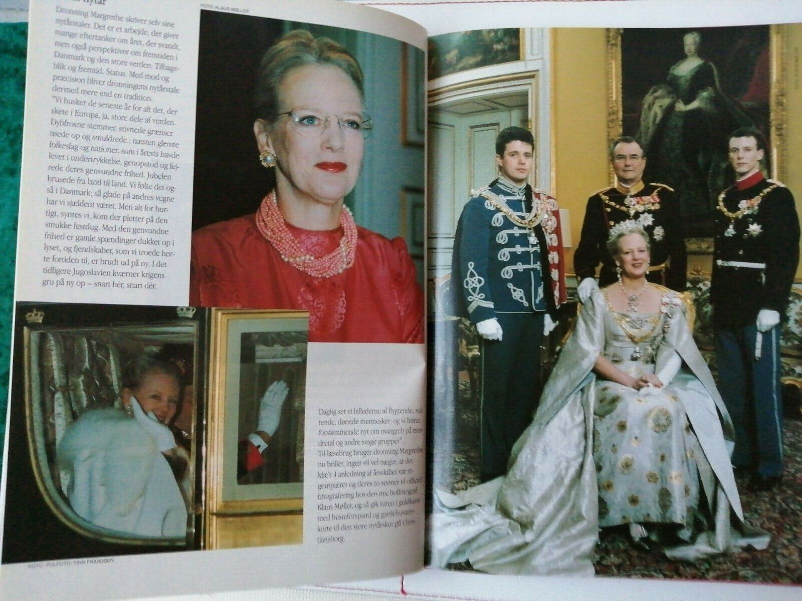 Book: Events in The Danish Royal House 1993YearbookHardcoverDanish Language