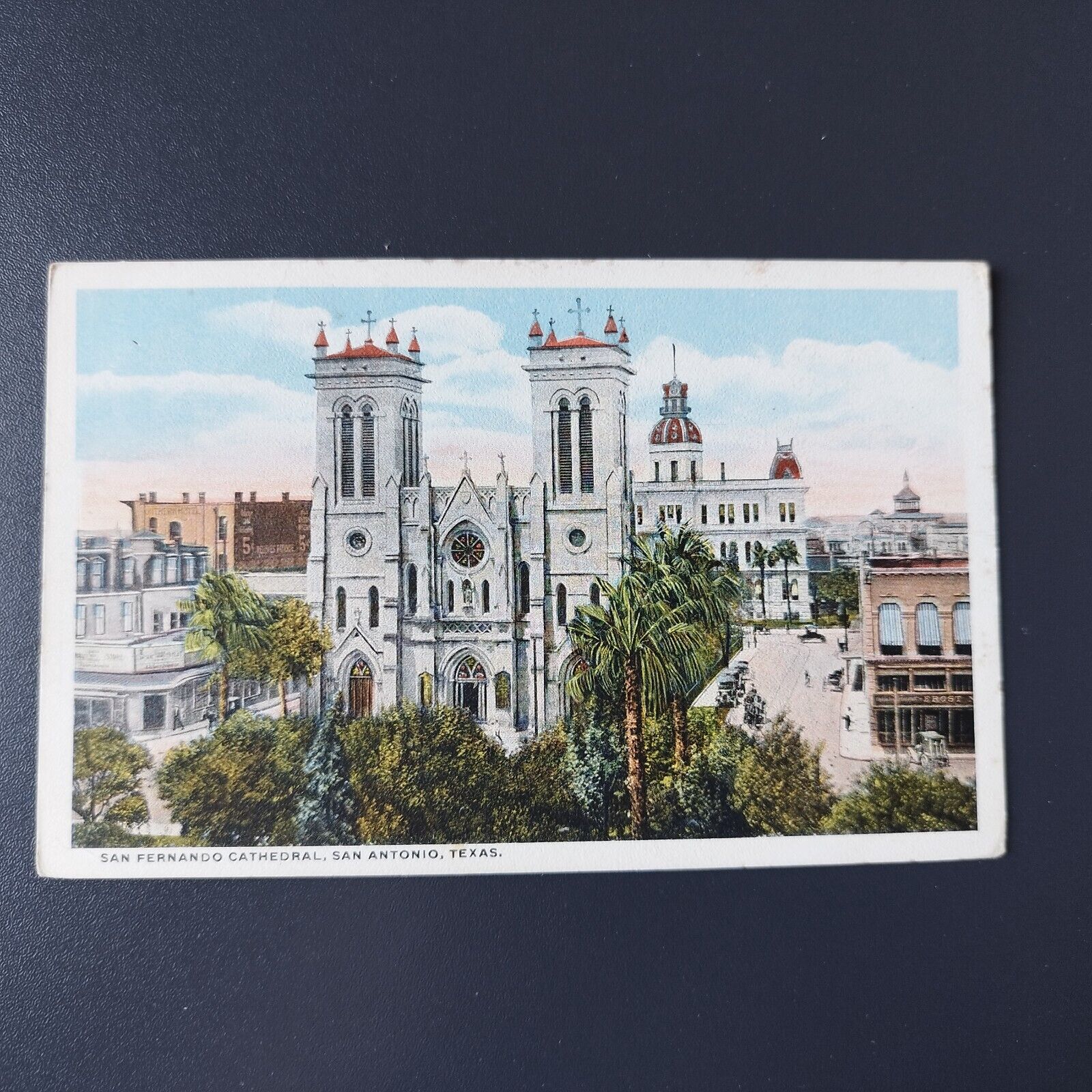 Texas San Fernando Cathedral San Antonio ca 1920