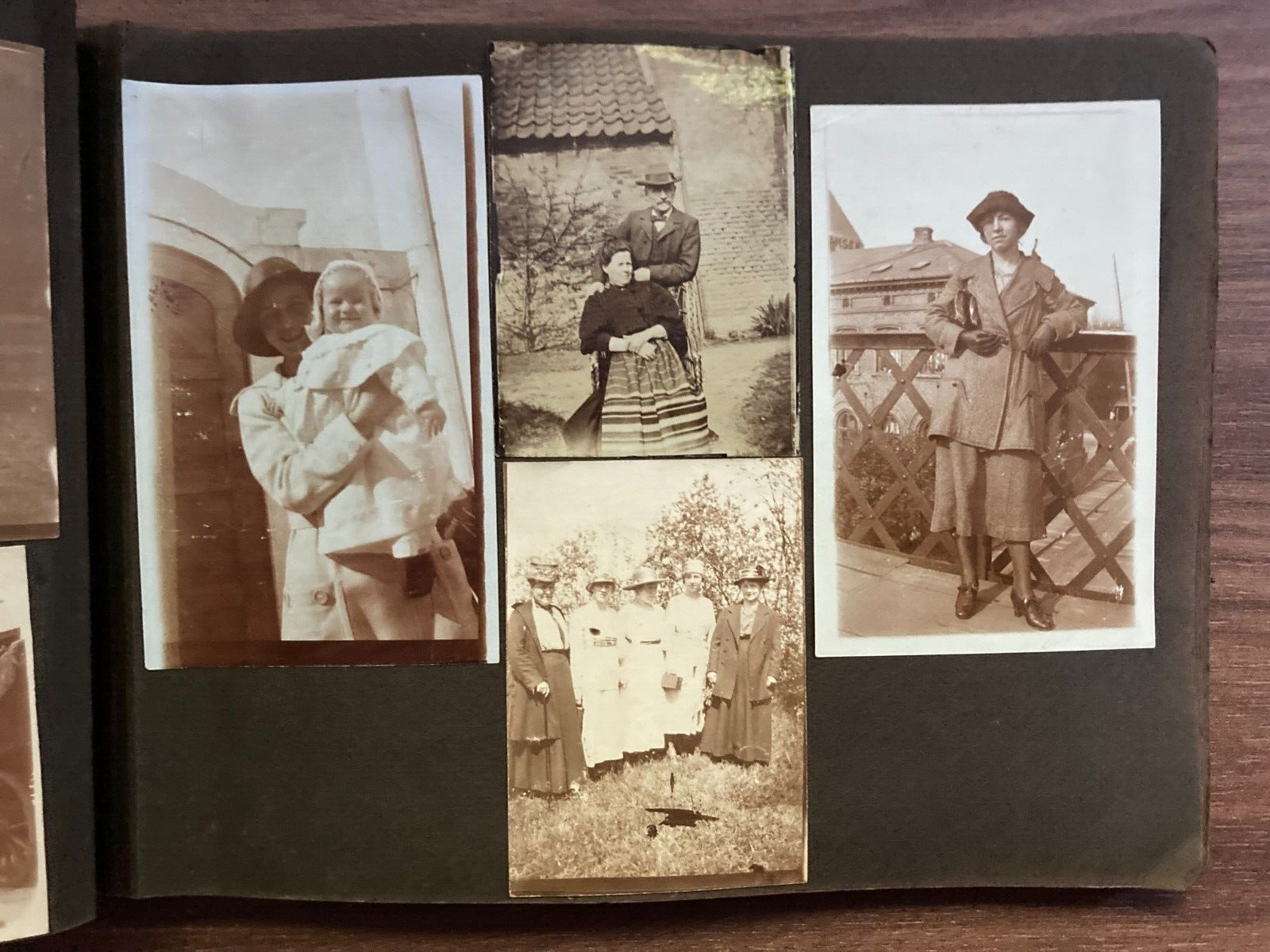 Daily Family Life in Denmark Early 1900s Unique Vintage Photo Album +75 pcs