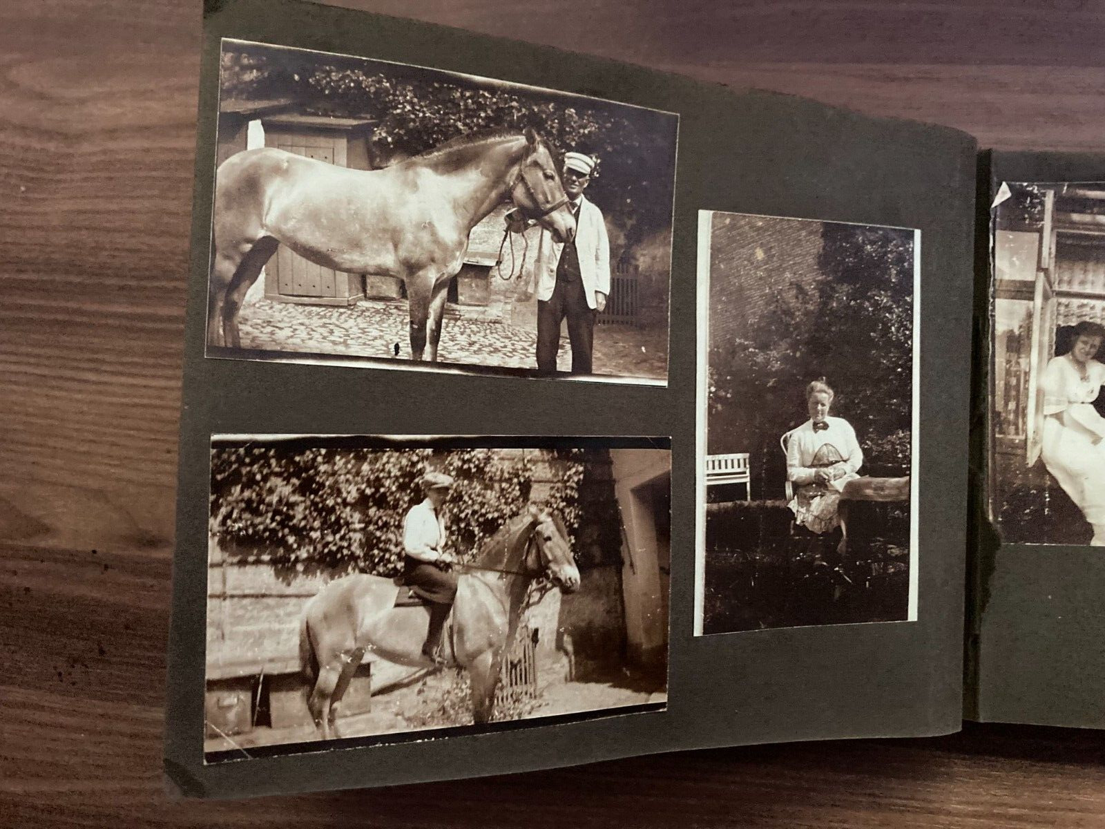 Daily Family Life in Denmark Early 1900s Unique Vintage Photo Album +75 pcs