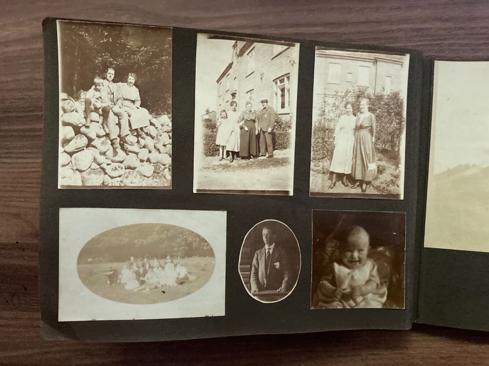 Daily Family Life in Denmark Early 1900s Unique Vintage Photo Album +75 pcs