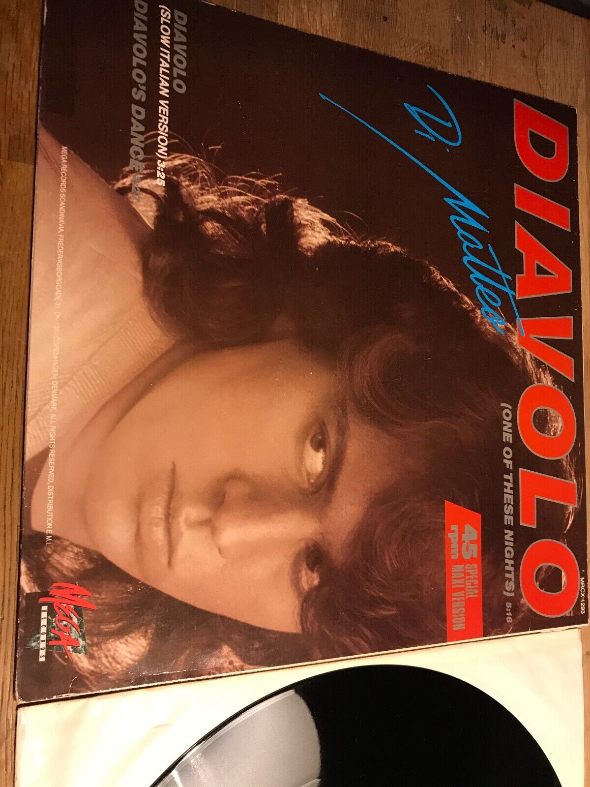 DI MATTEO "DIAVOLO (ONE OF THESE NIGHTS)/DIAVOLO´S DANCE" 1985 NCB MEGA RECORDS