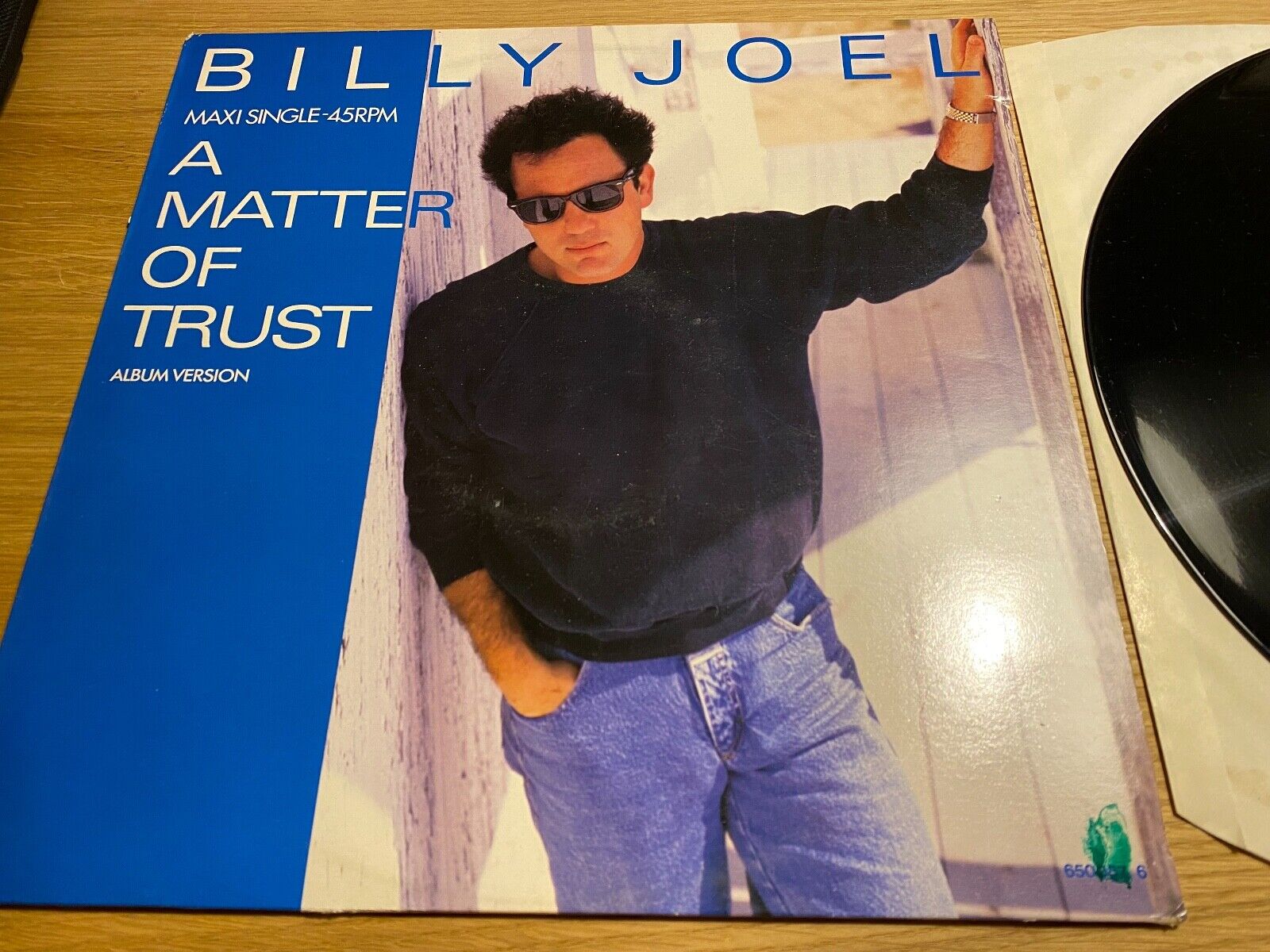 BILLY JOEL"A MATTER OF TRUST/GETTING CLOSER" CBS RECORDS 1986 DUTCH PRESS 45 RPM