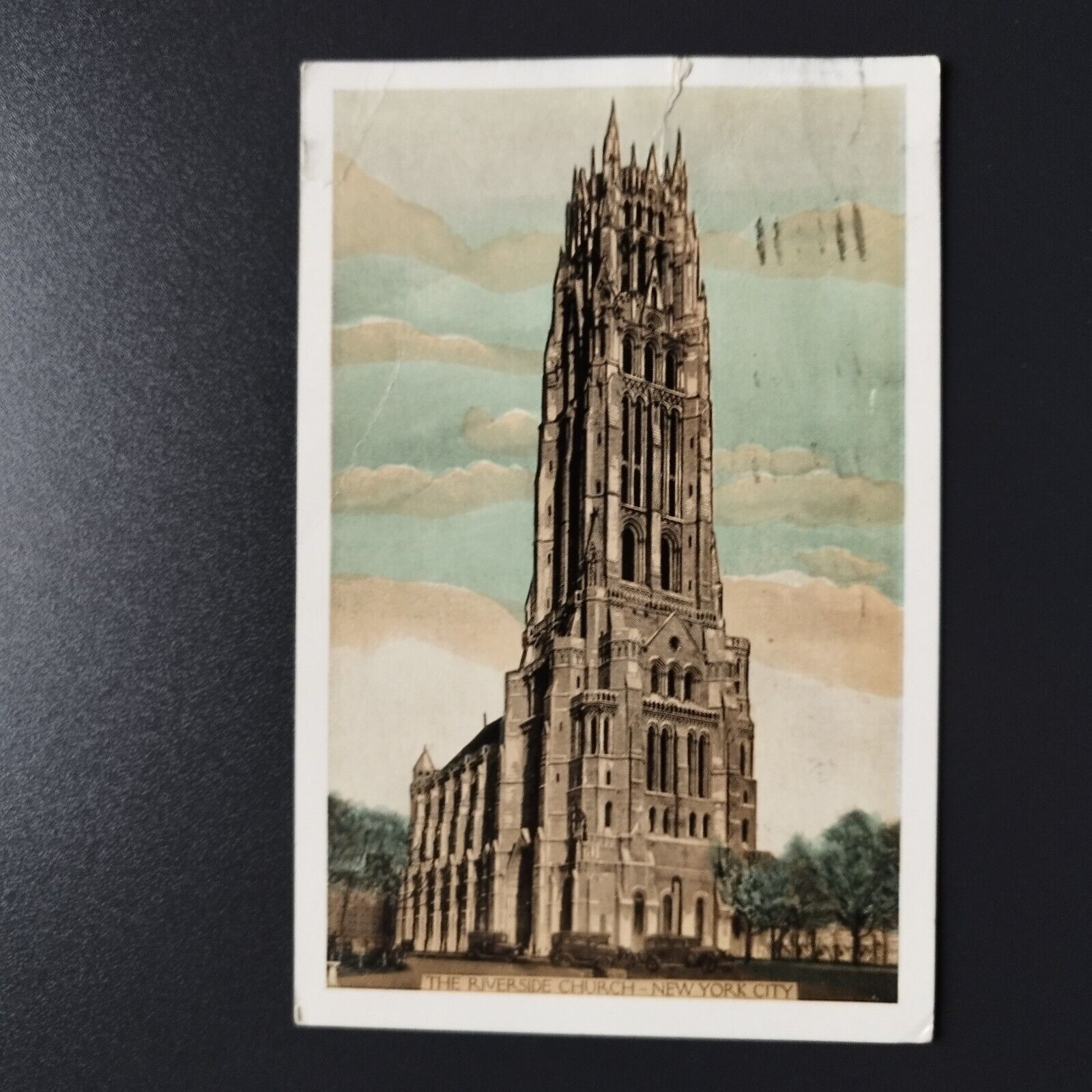 NY  New York City The Riverside Church Posted in 1934