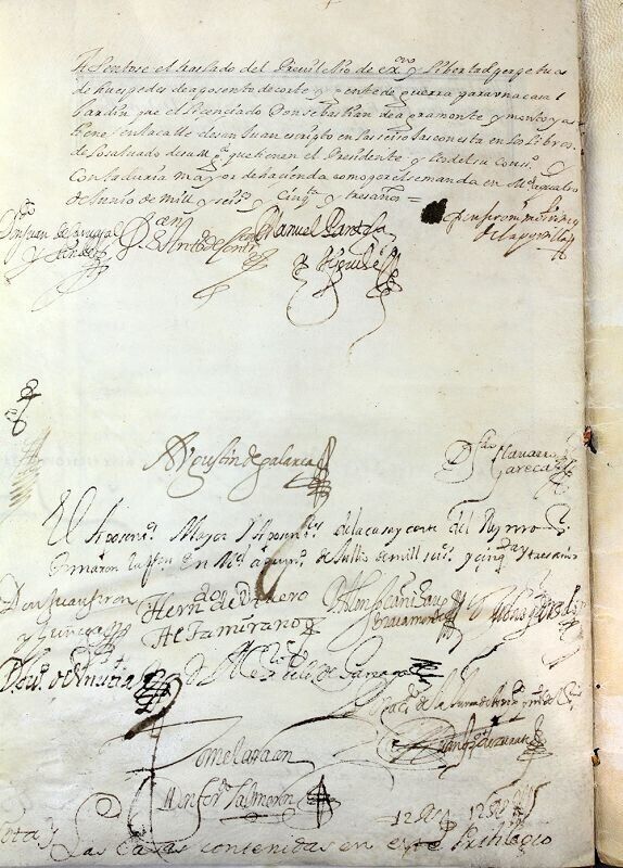 *SC*  INTERESTING LICENSE DOCUMENT SIGNED BY PHILLIP IV KING OF SPAIN 1653