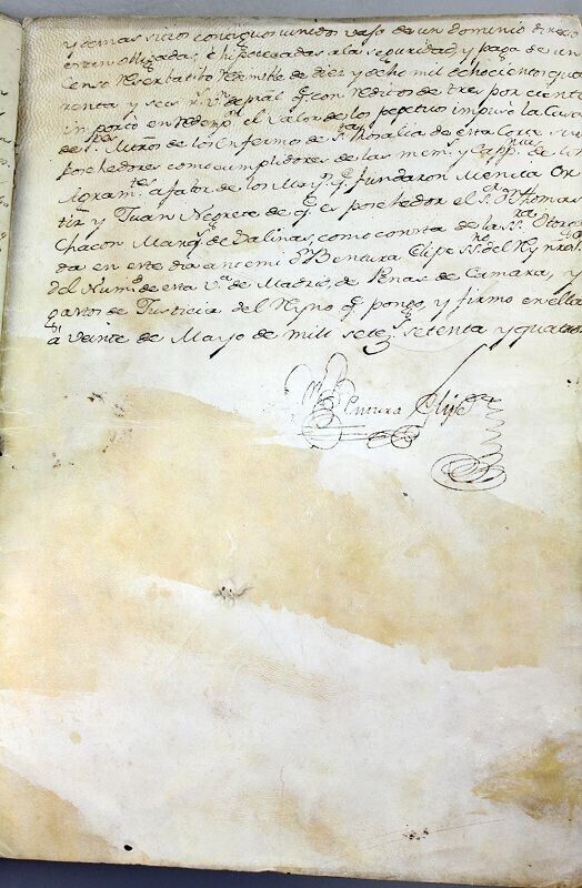 *SC*  INTERESTING LICENSE DOCUMENT SIGNED BY PHILLIP IV KING OF SPAIN 1653