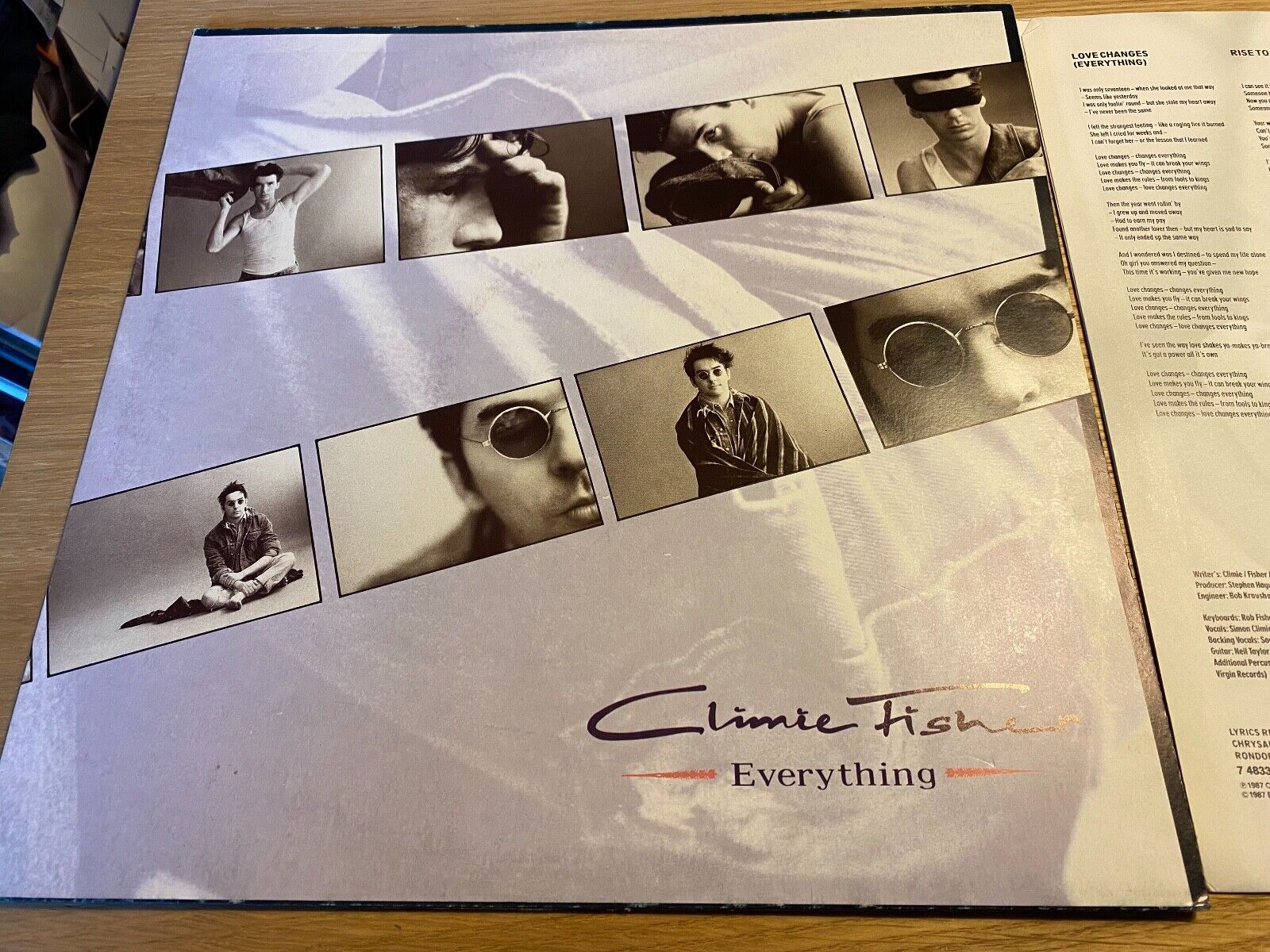 CLIMIE FISHER "EVERYTHING" EMI RECORDS 1987 10 TRACKS LP DUTCH PRESS DMM SCARCE*