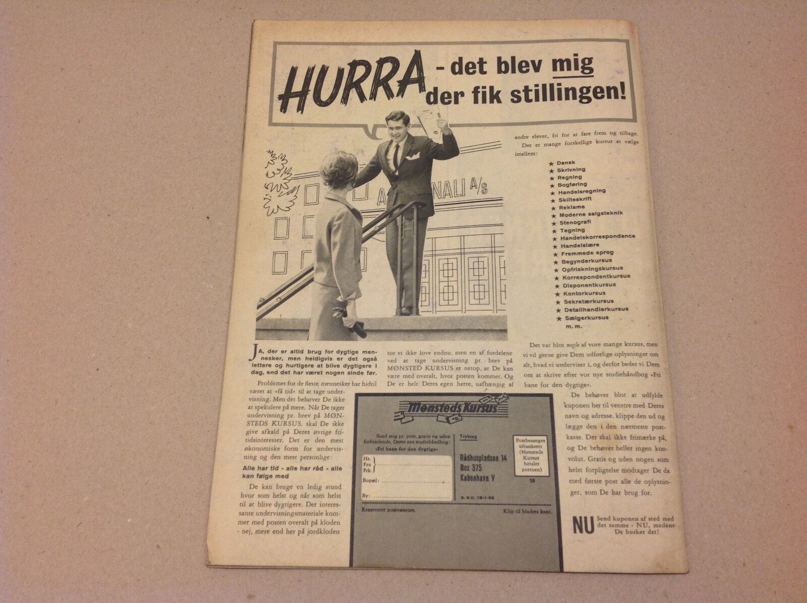 BIRTHE WILKE SINGER BIRTH SON FRONT COVER VINTAGE DENMARK Danish Magazine 1963