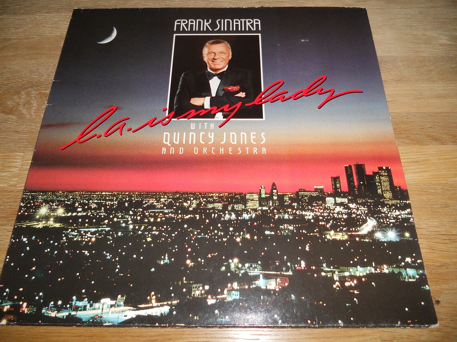 FRANK SINATRA WITH QUINCY JONES "LA IS MY LADY" 1984 WEST GERMAN GATEFOLDED LP