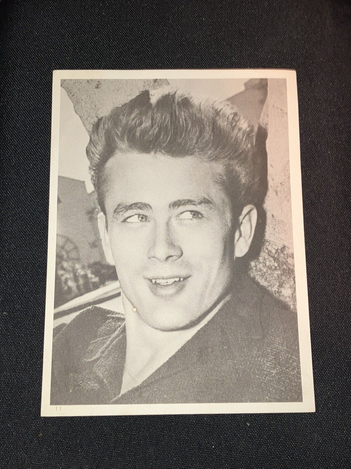 1958 HOLLYWOOD ACTOR JAMES DEAN RARE VINTAGE PHOTO CARD #11 EAST OF EDEN