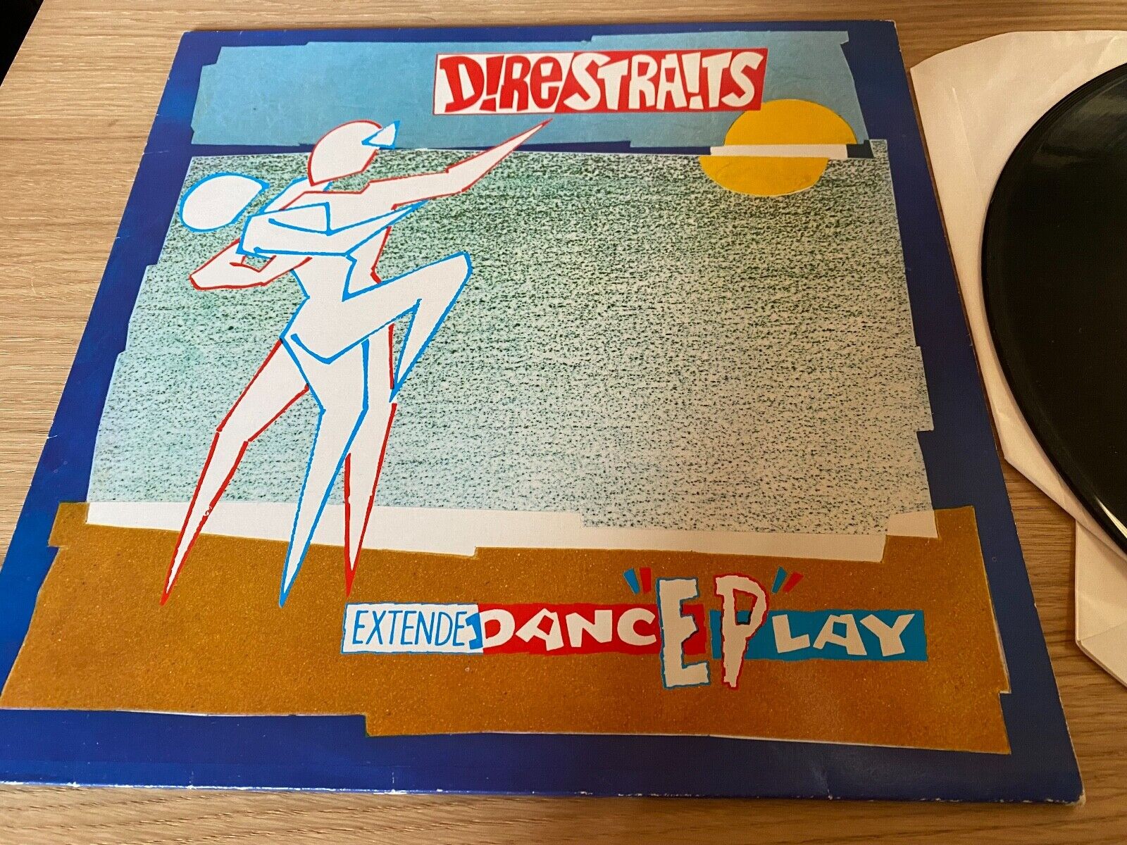 DIRE STRAITS "TWISTING BY THE POOL" 1982 EXTENDED DANCE EP VERTIGO GERMAN PRESS*