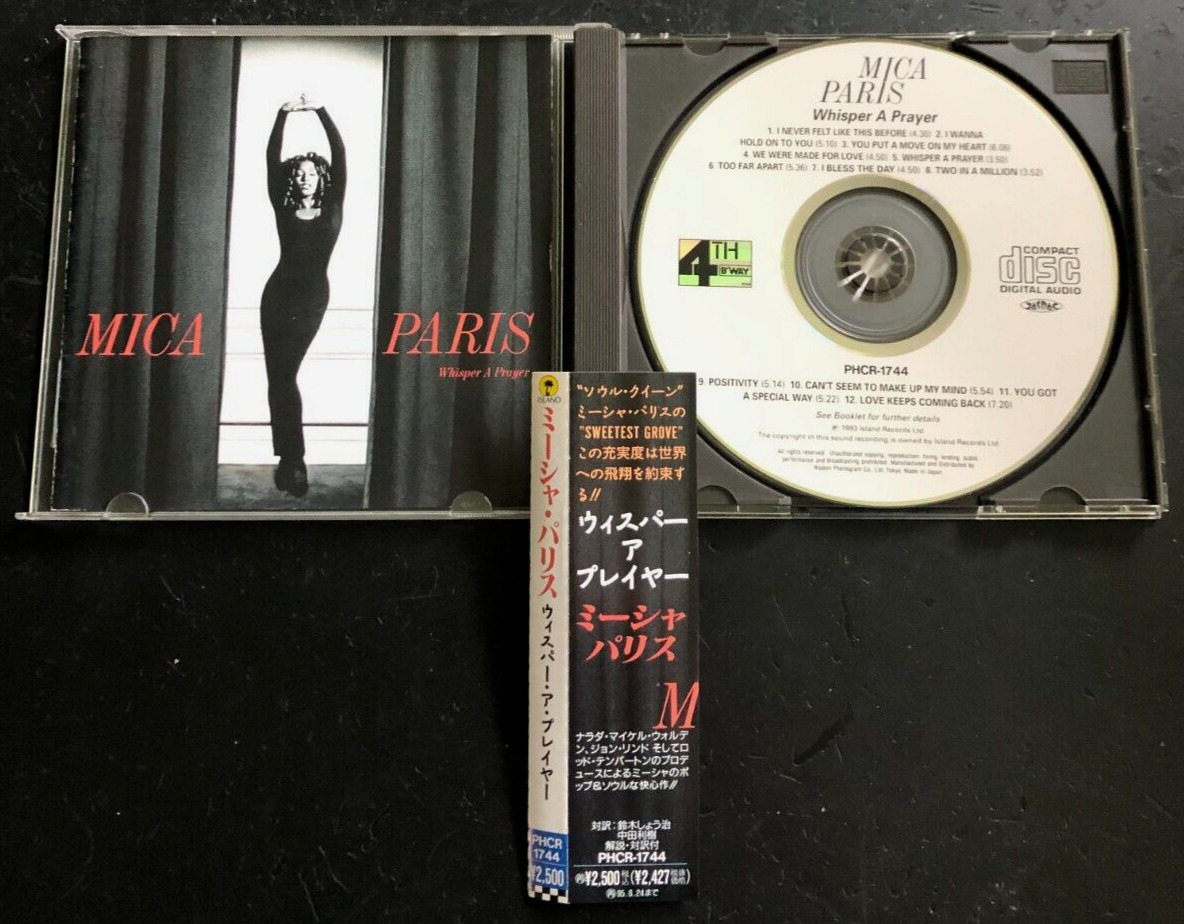 MICA PARIS ''WHISPER A PRAYER'' - JAPAN CD - ROD TEMPERTON / NARADA MICH WALDEN