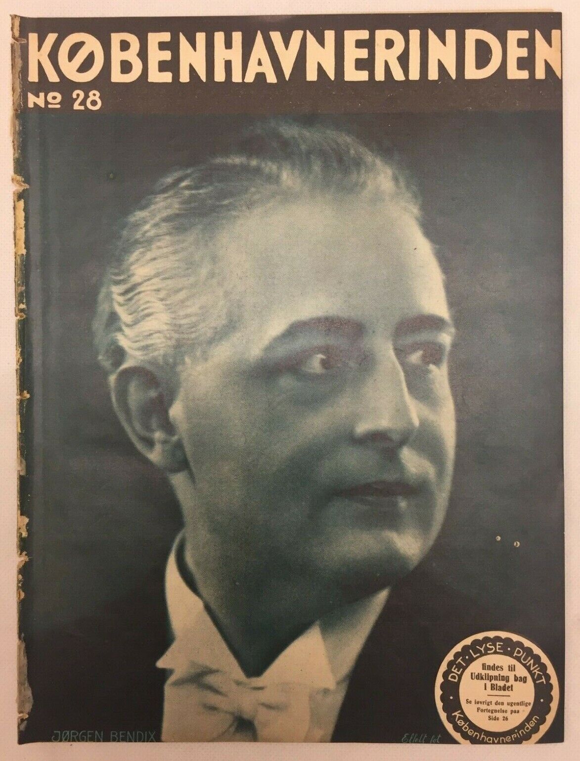 Jørgen Bendix Complete Antique Vintage Danish Magazine 1934 Københavnerinden