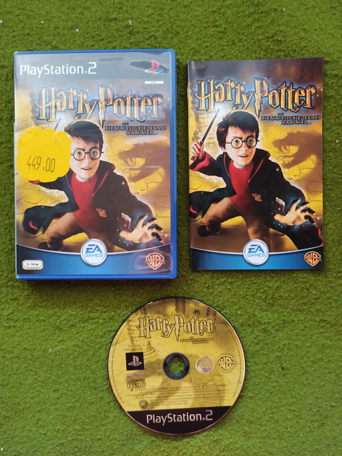 *SONY Playstation 2 PS2* Harry Potter  The Chamber of Secrets DANISH CIB - PAL