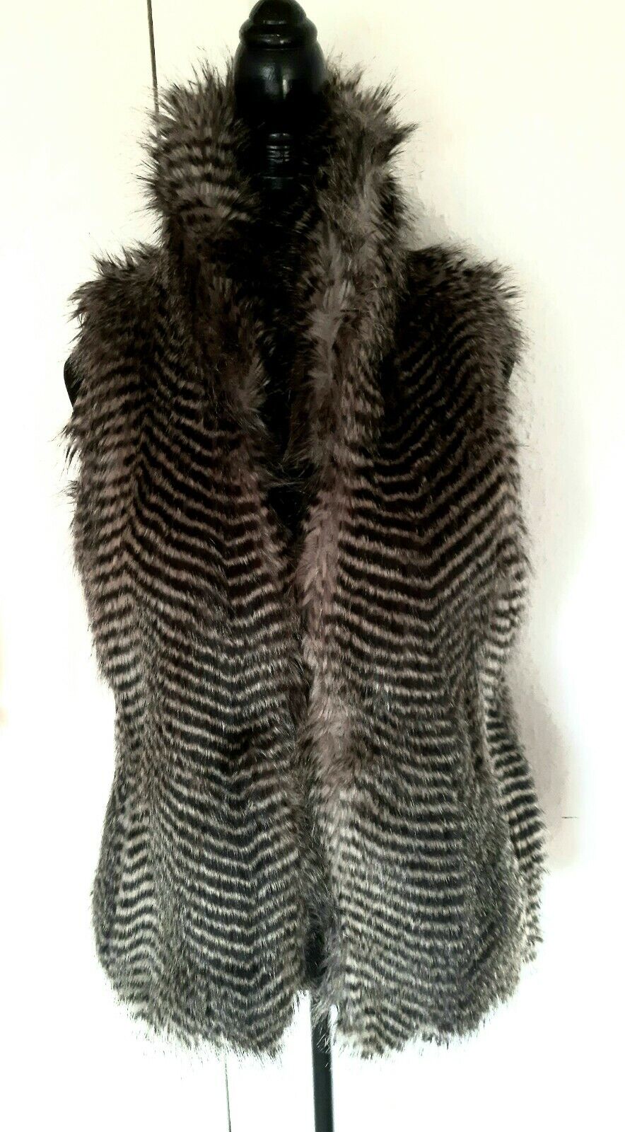 Gorgeous Faux Hair Vest Size S