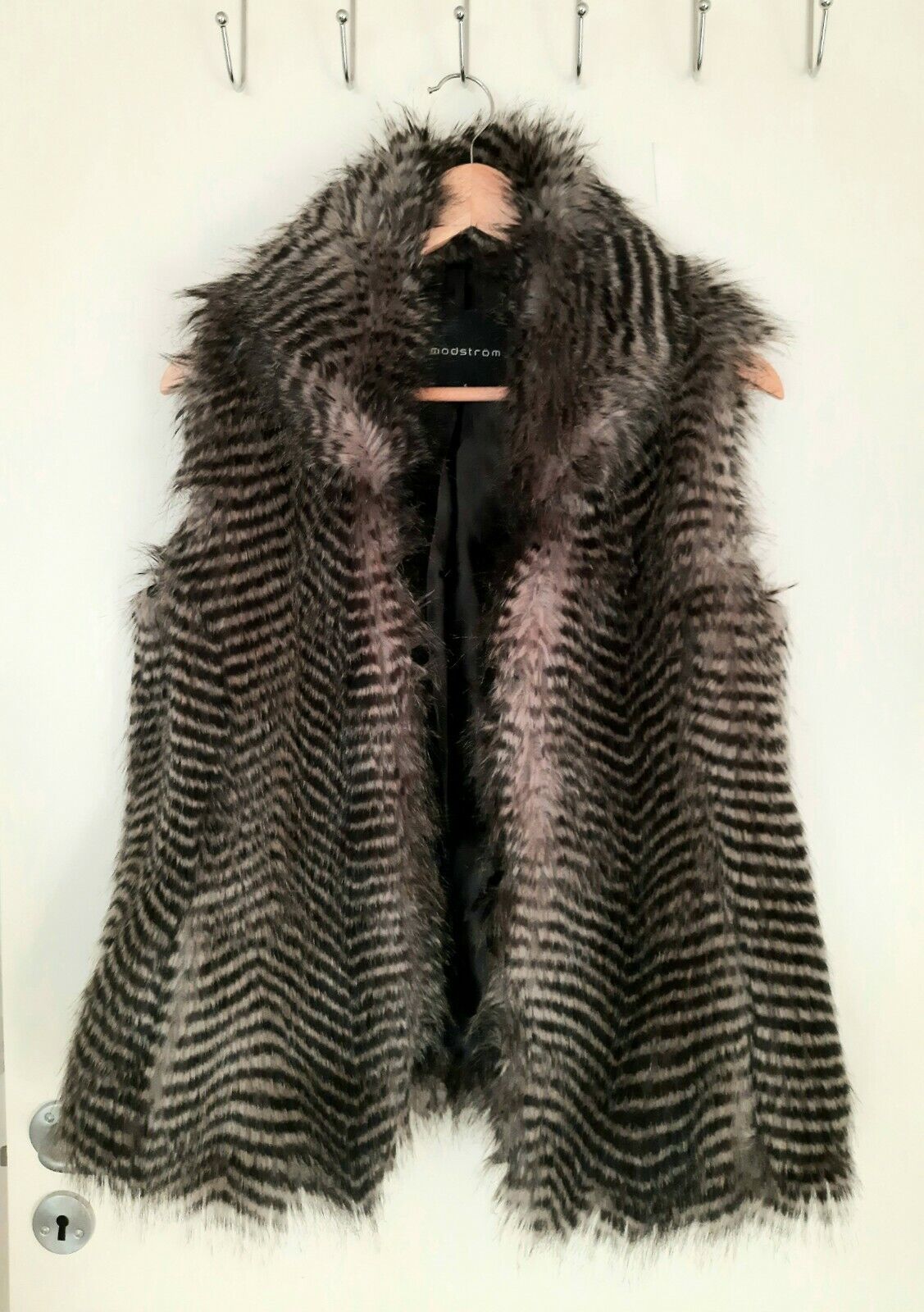 Gorgeous Faux Hair Vest Size S