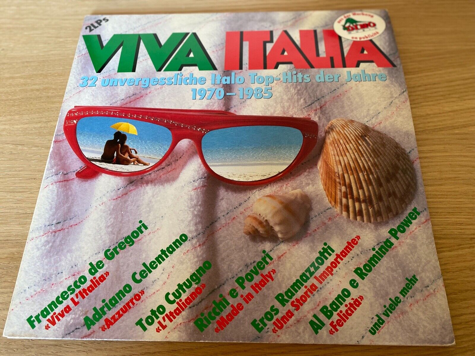 VIVA ITALIA 2LP´S 1985 2 X VINYL LP SET DINO MUSIK AG SUISA MADE IN SWITZERLAND*