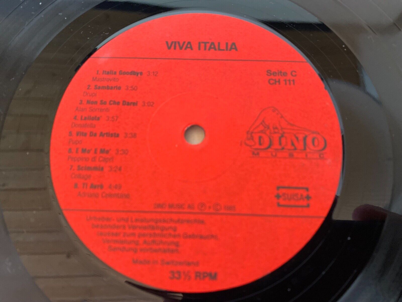 VIVA ITALIA 2LP´S 1985 2 X VINYL LP SET DINO MUSIK AG SUISA MADE IN SWITZERLAND*