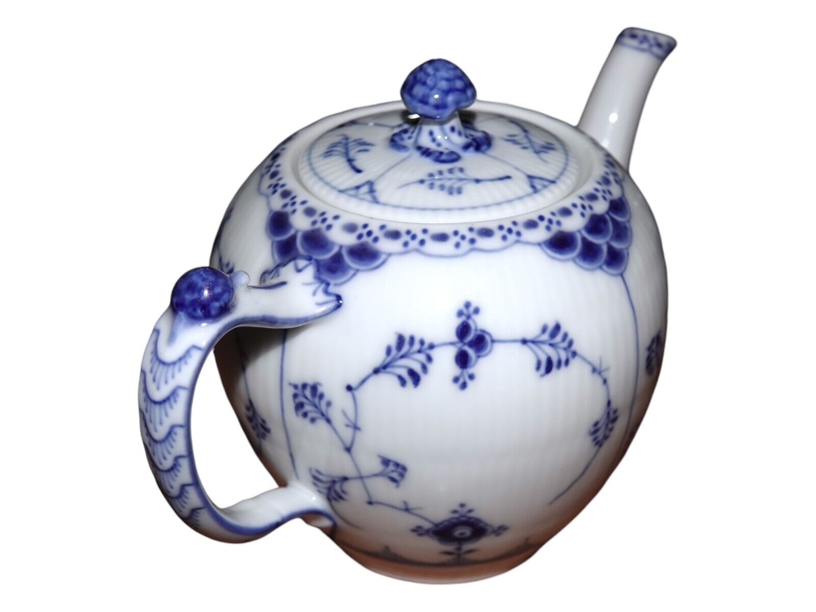 Royal Copenhagen Blue Fluted Plain small teapot