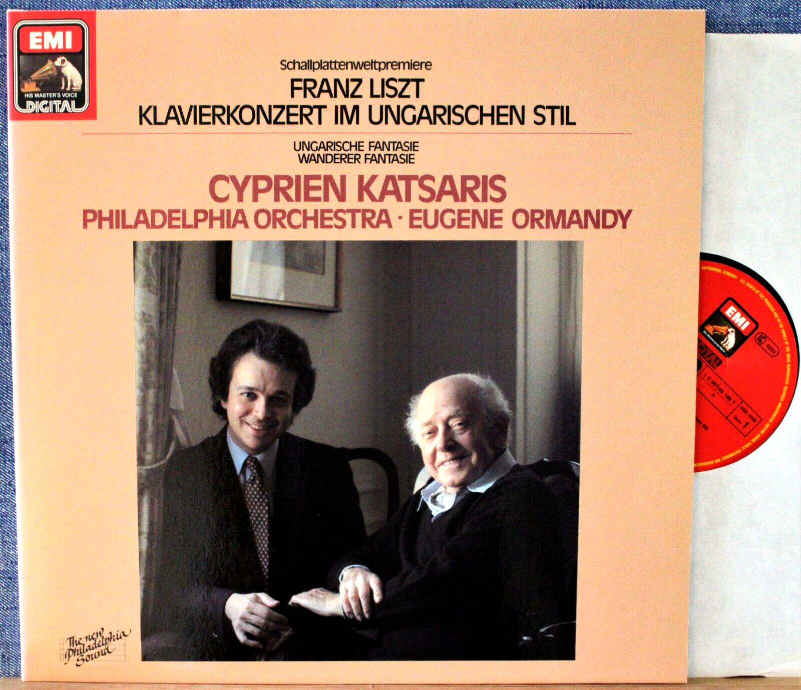 Katsaris; Ormandy Liszt (Conc in Hungarian Style; etc) EMI 067-43 199 Dig NM