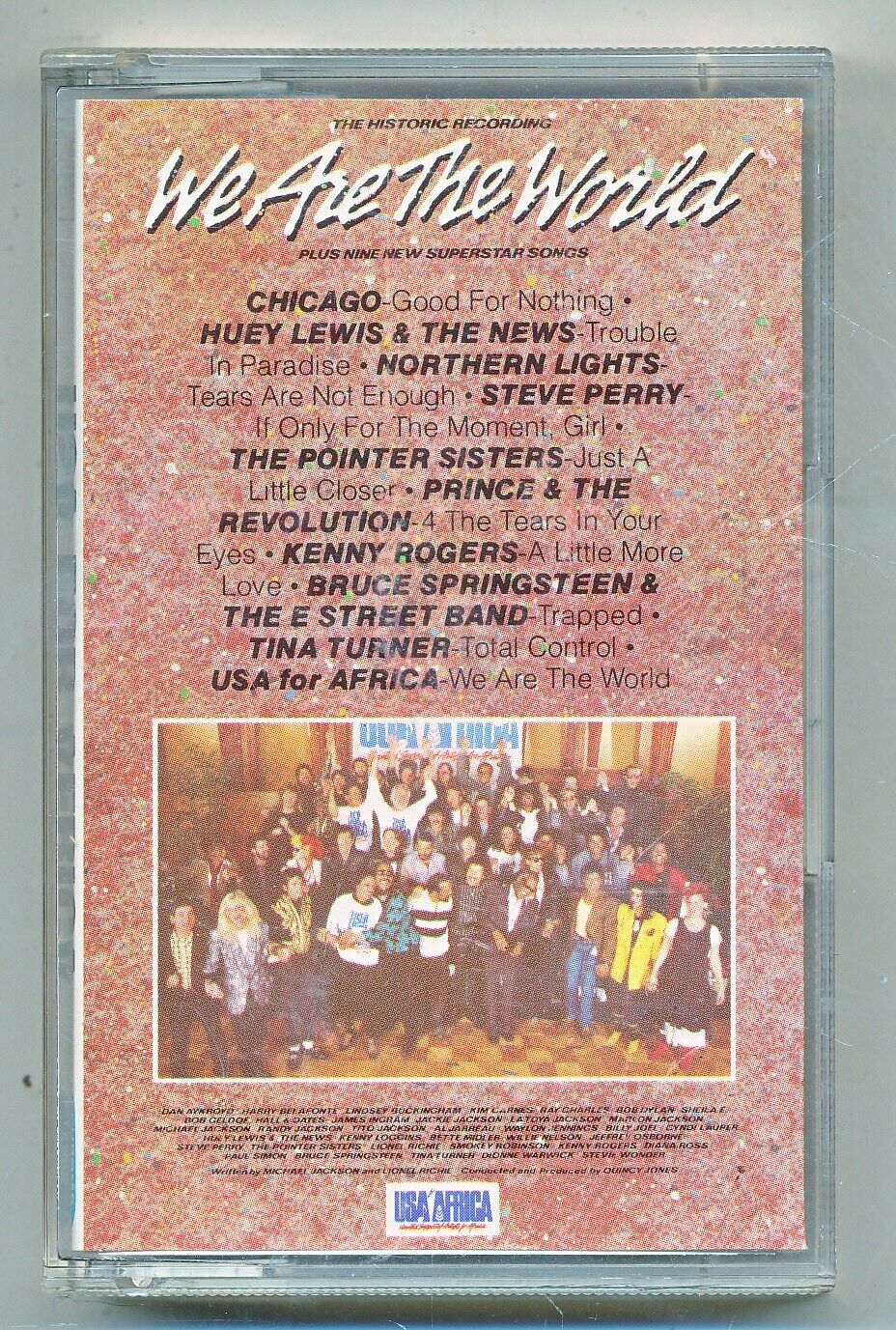 CASSETTE - USA FOR AFRICA - WE ARE THE WORLD - CBS 40-26454