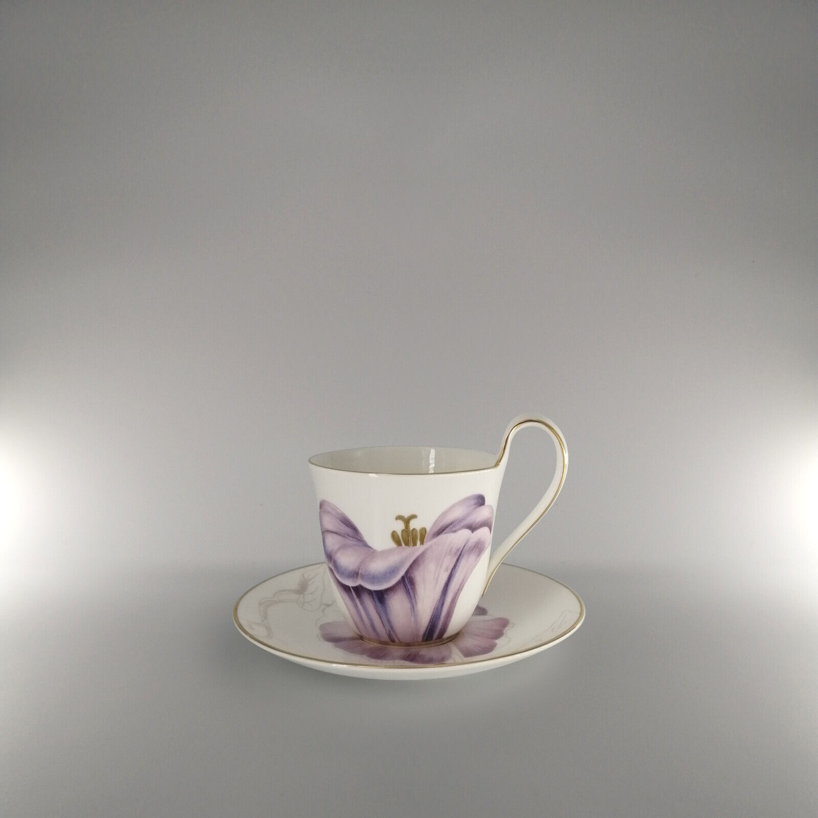 Royal Copenhagen Flora High Handle Cup and Saucer (27 cl) - Morning Glory - #093