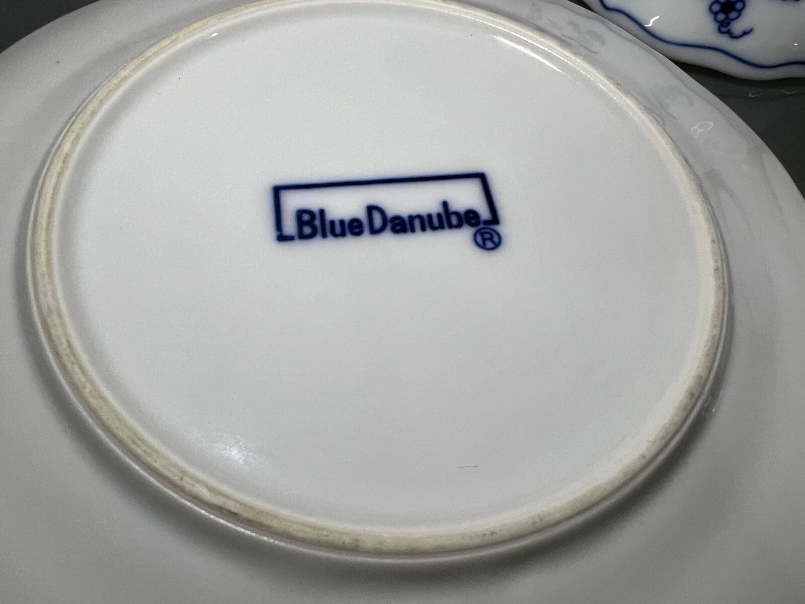 Blue Danube Blue Onion Coffee Cup Set with Dessert Plate