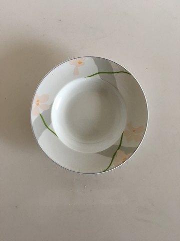 Bing  Grondahl Grey Orchide Soup plate No 323