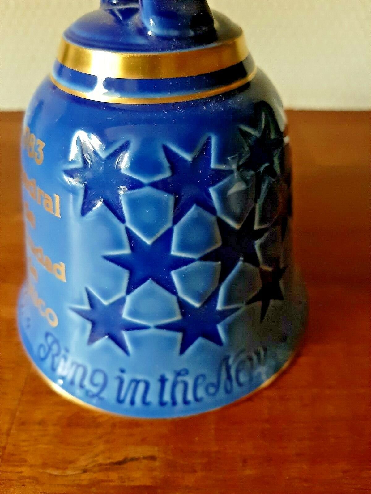 1983 Annual New Year Bell BING & GRONDAHL Royal Copenhagen MEXICO CITY CATHEDRAL