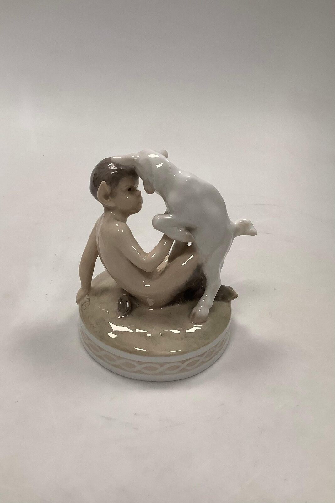 Royal Copenhagen Figure Faun with Goat Kid No 498