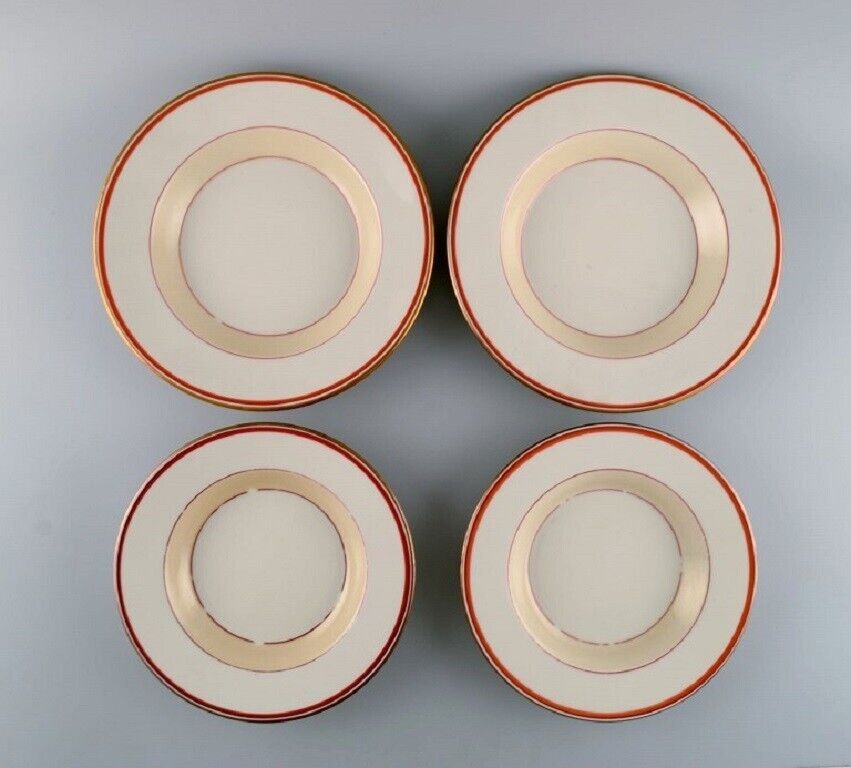 Christian Joachim for Royal Copenhagen "The Spanish pattern" Four deep plates