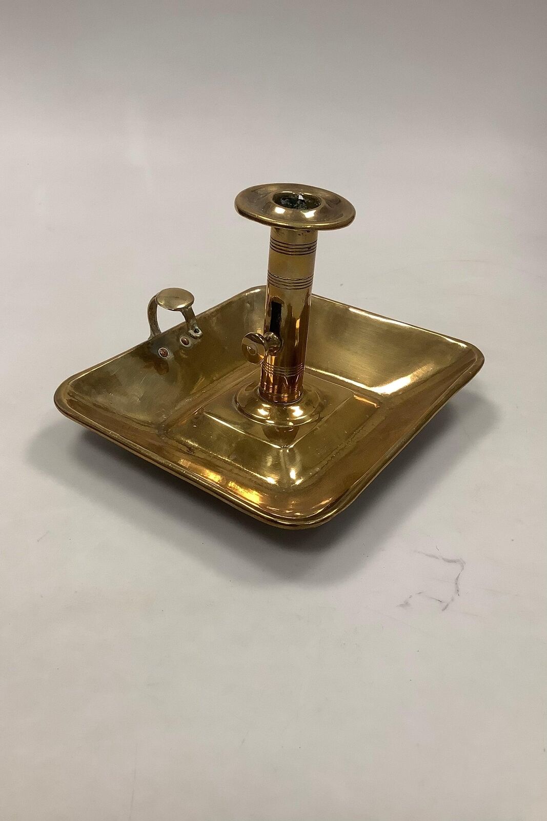 Brass chamber candlestick