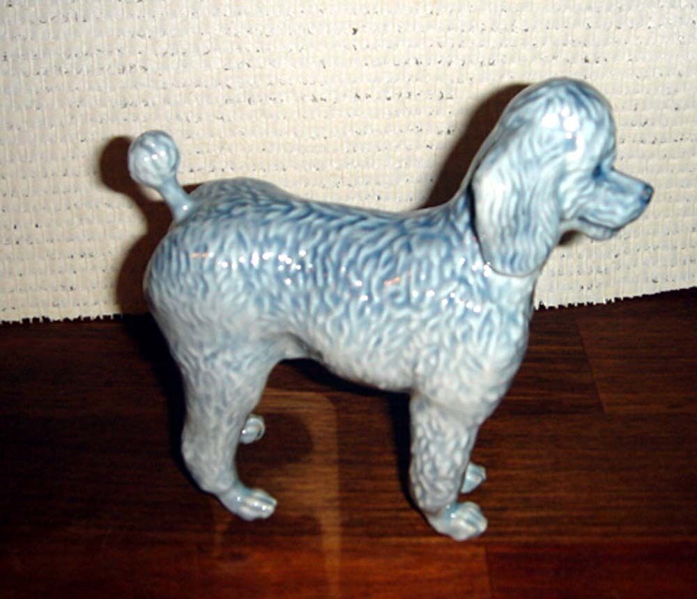 Grey POODLE by Jeanne Grut for ROYAL COPENHAGEN Denmark No 4757 Fact First