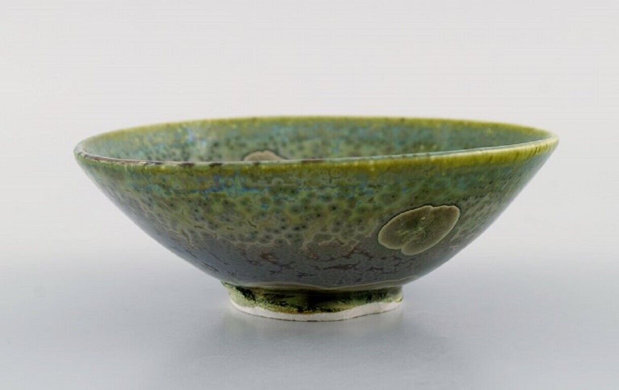 Eli Keller (b 1942) Sweden Unique bowl in glazed stoneware 21st C