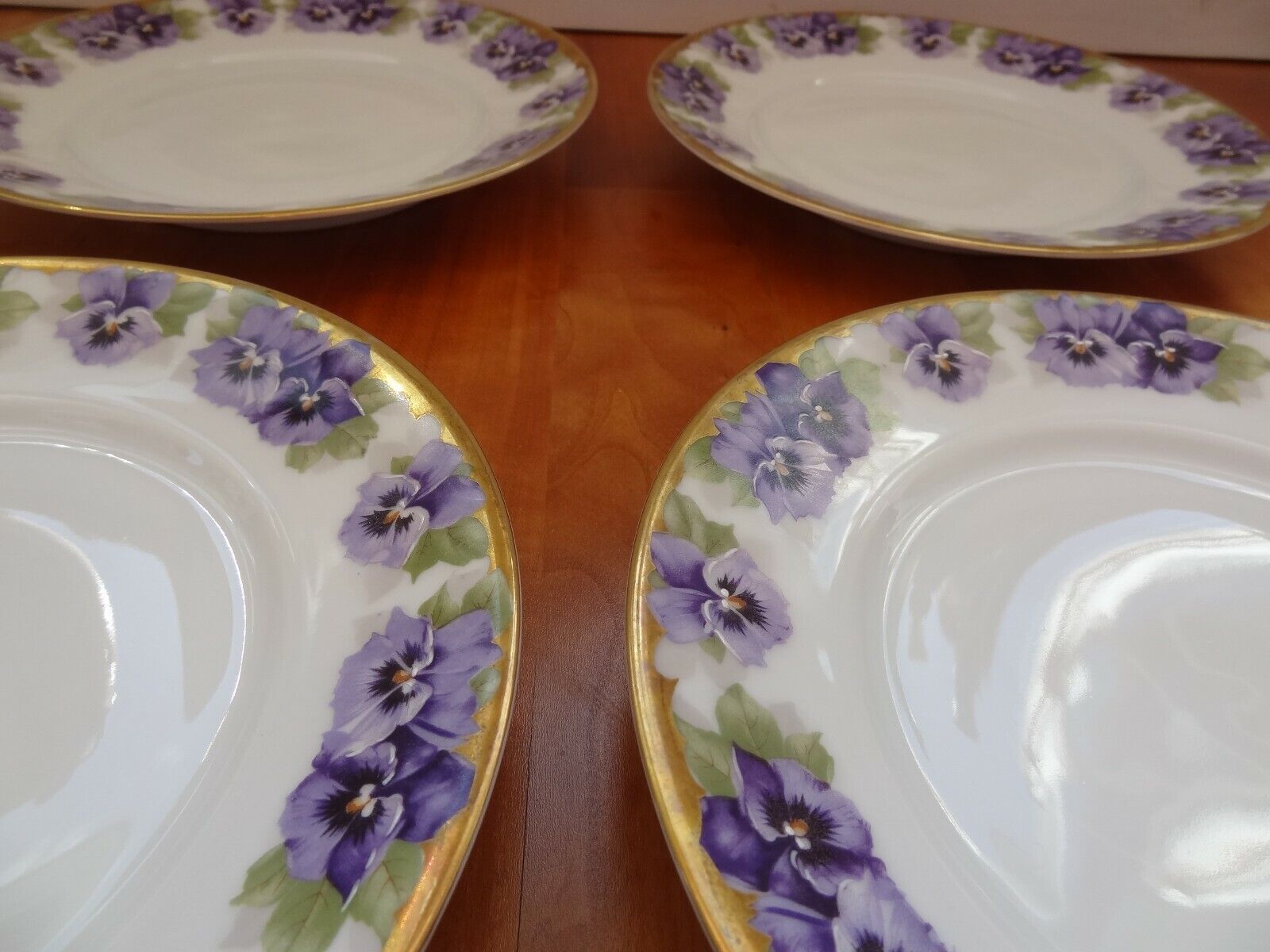 Rosenthal Kronach Bavaria Victoria Luise four plates 215 cm