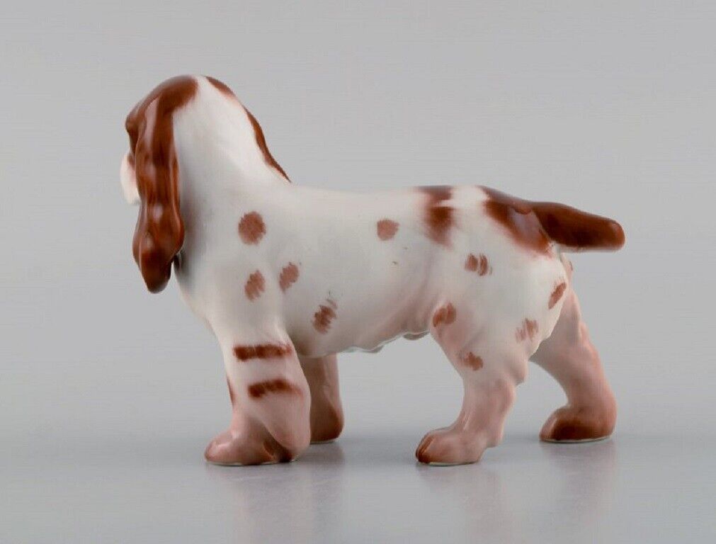 Bing  Grøndahl porcelain figurine Standing cocker spaniel Model number 2172