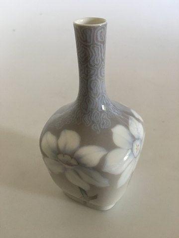 Royal Copenhagen Art Nouveau Vessel Vase No 200/135 with Daffodil decoration