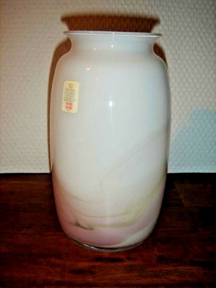 1983 SAKURA vase MICHAEL BANG for FYENS - HOLMEGAARD Denmark Labelled